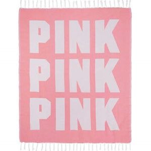 Victoria’s Secret PINK Fringe Coral Beach Blanket